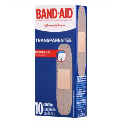 Curativo Band-aid 10Unidade Trasparente