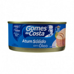 Atum Sólido Em Óleo Gomes Da Costa Lata 120G