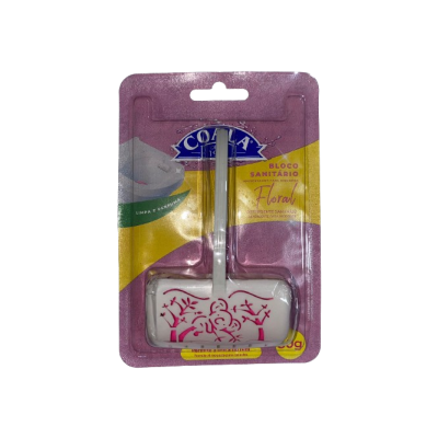 Bloco Sanitário Coala 30G Floral Com Suporte