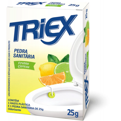 Pedra Sanitária Triex 25G Frutas Cítricas