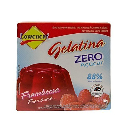 Gelatina Lowçucar Sabor Limão Siciliano 10G - Lowçucar