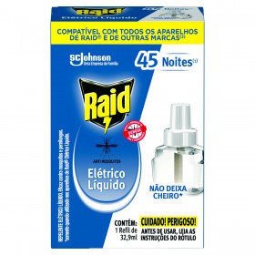 Inseticida Raid 32,9ML Sem Cheiro 45 Noites Refil