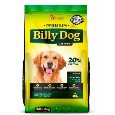 Ração Billy Dog 1KG Carne Adulto