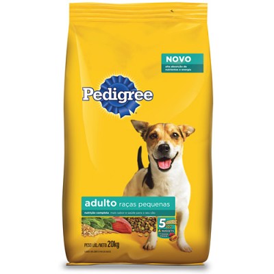 Ração Pedigree 20KG Raças Pequenas Adultos