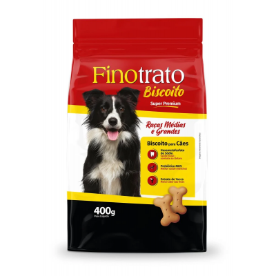 Biscoito Finotrato 400G Raças Médias e Grandes