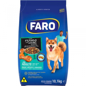 Ração Faro Cão Adulto 1KG Frango e Legumes