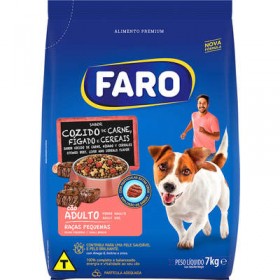 Ração Faro Cão 10,1KG Carne, Fígado e Cereais Adulto