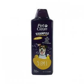Shampoo e Condicionador Pet Clean 700ML 5 em 1