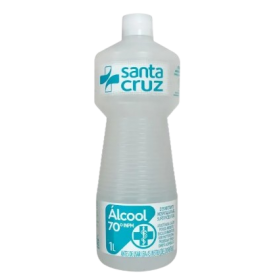 Álcool Santa Cruz 1L 70