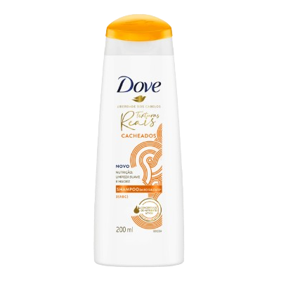 Shampoo Dove 200ML Text. Reais Cachos