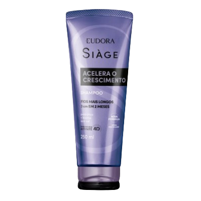 Shampoo Eudora Siage 250ML Acelera Crescimento