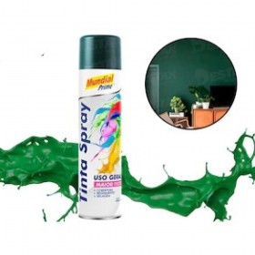 Tinta Mundial Spray Prime  Verde.Esc. 400ML