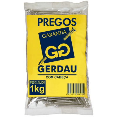 Prego Gerdau 1KG Cabeca 15x15