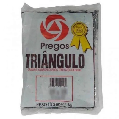 Prego Triangulo 1Kg Cabeca 24x60