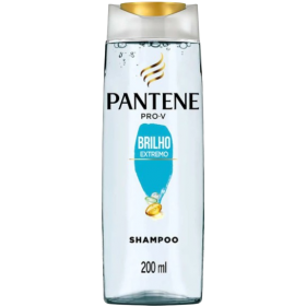 Shampoo Pantene 200ML Brilho Extremo