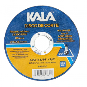 Disco Corte Kala 114,3X1MMX22,23 ACO