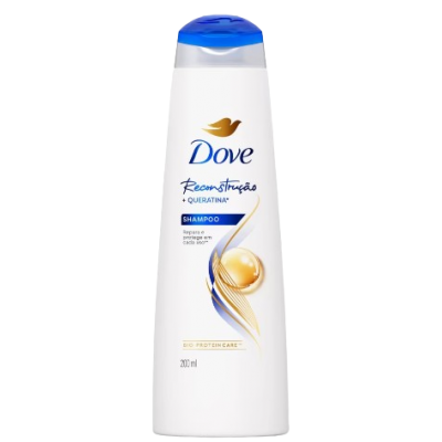 Shampoo Dove 200ML Reconstrução + Queratina