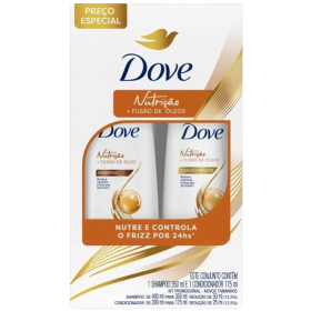Kit Shampoo + Cond. Dove Nutrição + Fusão Oleos