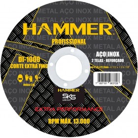 Disco Corte Hammer 4.1/2'X1/8"22,2MM