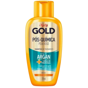 Shampoo Niely Gold 275ML Pós Química Oleo Argan