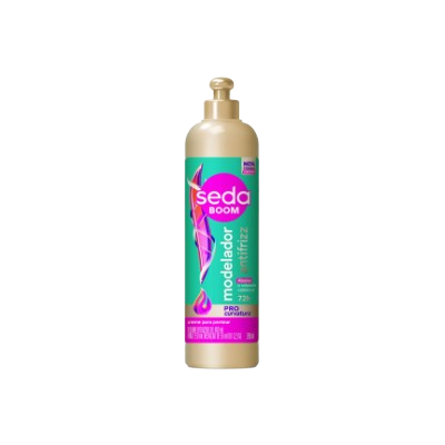 Creme Pent. Seda Boom 350ML Modelador Antifrizz