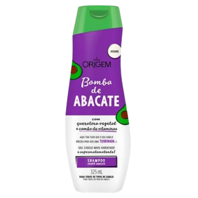 Shampoo Nazca Origem 325ML Bomba Abacate