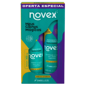 Kit Novex Sh + Cond. Meus Cachos Mágicos