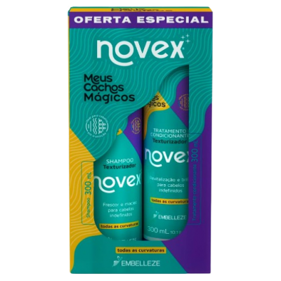 Kit Novex Sh + Cond. Meus Cachos Mágicos