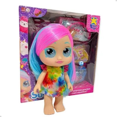 Brinq.Divertoys Boneca Surprise Dolls