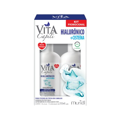 Kit Vita Capili Sh + Cond Hialuronico + Cisteina