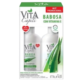 Kit Vita Capili Sh + Cond. Babosa + Vitamina E