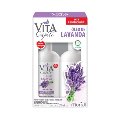 Kit Vita Capili Sh + Cond. Oleo Lavanda