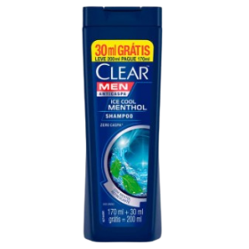 Shampoo Clear 200ML Anticaspa Ice Menthol Lv + Pague -