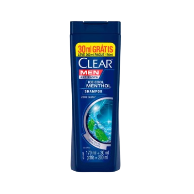 Shampoo Clear 200ML Anticaspa Ice Menthol Lv + Pague -