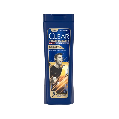 Shampoo Clear 200ML Sports Limpeza Profunda