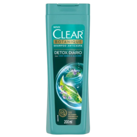 Shampoo Clear 200ML Botanique Anticaspa Detox Diário