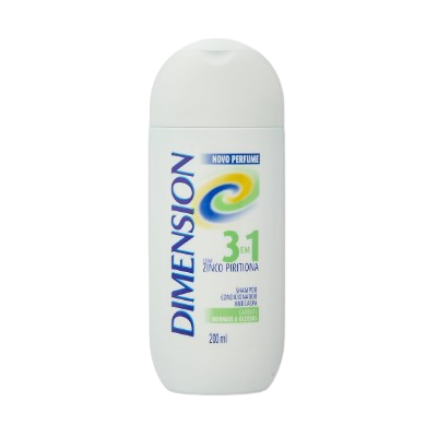 Shampoo Dimension 200ML 3EM1 Zinco Piritiona