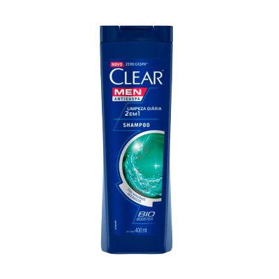 Shampoo Clear 400ML Anticaspa Limpeza Diária 2EM1