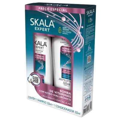 Kit Skala Sh + Cond. Bomba Vitaminas