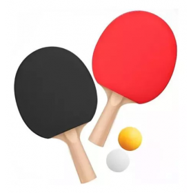 Brinq.Raquete Ping Pong Colorida