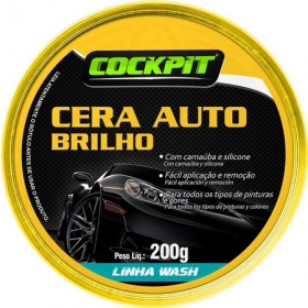 Cera Automotiva Cockpit Auto Brilho 200G