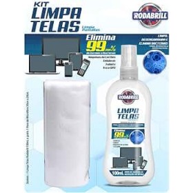 Kit RodaBrill Limpa Telas 100ML