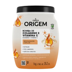 Creme Hidratação Origem 1KG Bomba Colágeno + Vitamina C