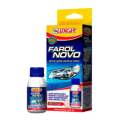 Revitalizador Liq.LuxCar 50ML Farol Novo