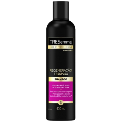 Shampoo TRESemmé 400ML Regeneração Tresplex