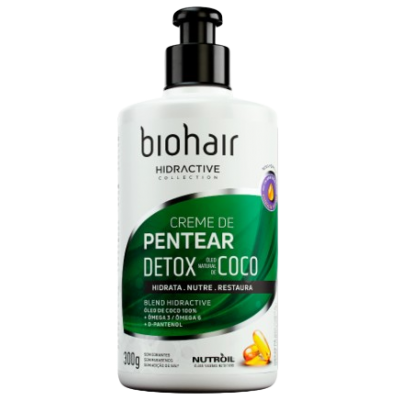 Creme Pent. Biohair 300ML Detox Oleo Natural Coco