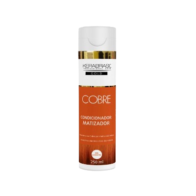 Cond. KeraBrasil Gold 250ML Cobre