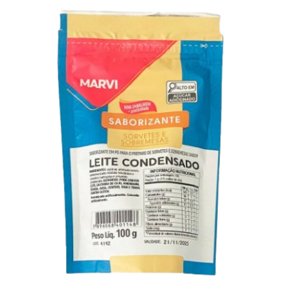 Base Sorvete Marvi 100G Leite Condesado