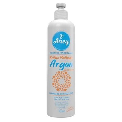 Creme Finalizador Aney 300ML Brilho Molhado Argan