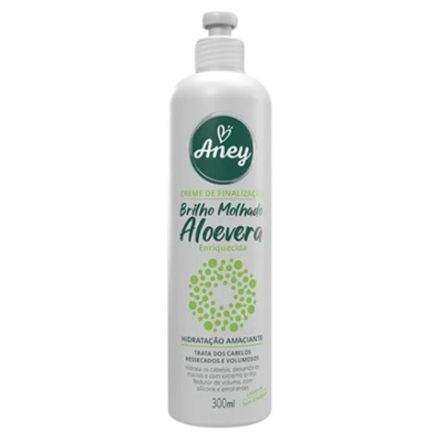 Creme Finalizador Aney 300ML Brilho Molhado Aloe Vera